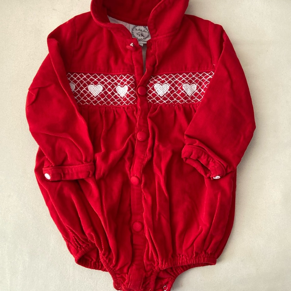 Girls smocked bubble